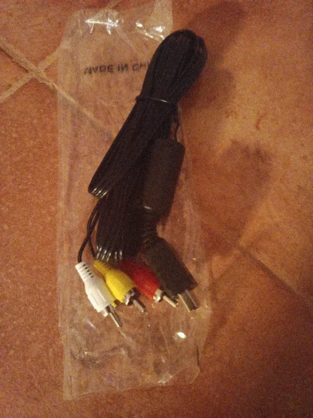 Cable AV PS2/PS3 RCA nuevo