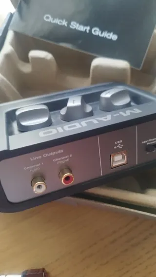 M-Audio Fast Track Interfaz Audio PC/Mac Guitarra