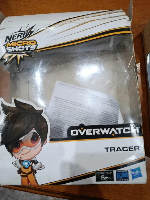 Pistola Nerf Micro Shot Overwatch Estuche