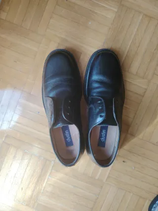 Zapatos de piel Dustin negros