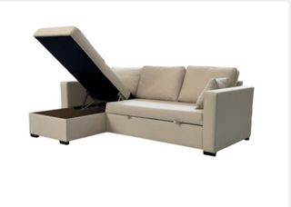 Sofá Cama con Chaiselongue Reversible y Arcón