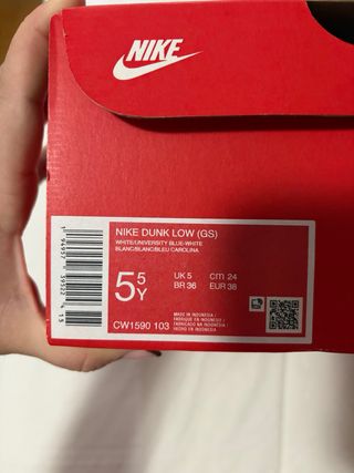 Zapatillas Nike Azules y Blancas