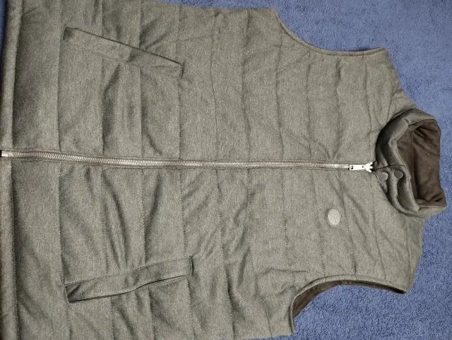 Chaleco reversible gris/negro