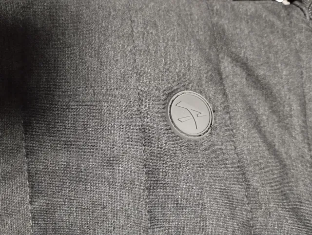 Chaleco reversible gris/negro