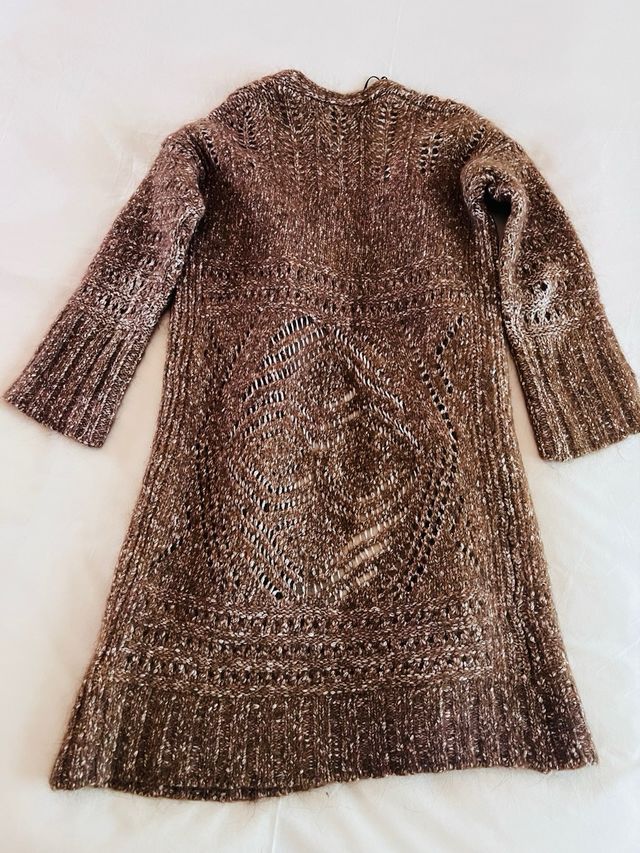 Cárdigan Massimo Dutti mujer marrón