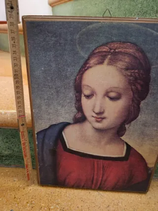 Madonna su tavola di legno