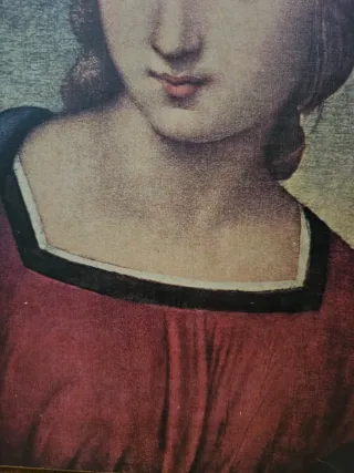 Madonna su tavola di legno