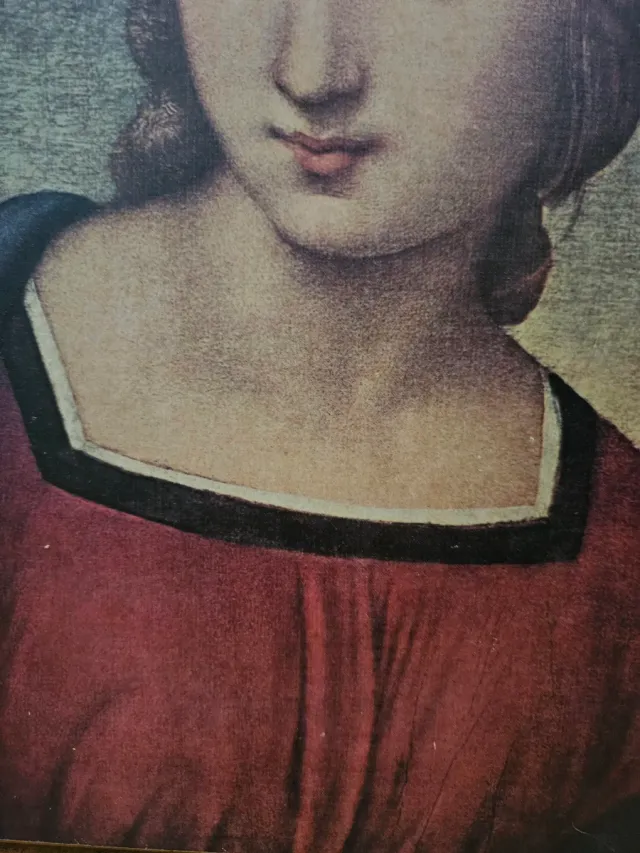 Madonna su tavola di legno