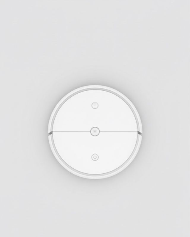 Robot aspirador blanco