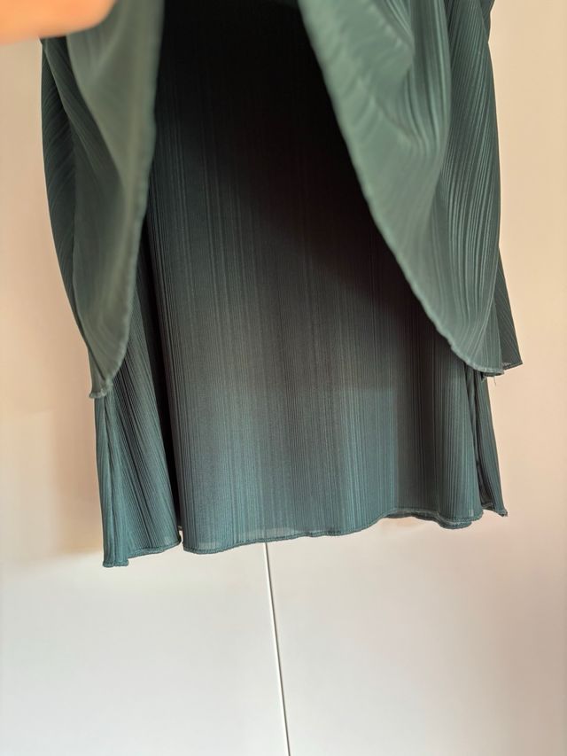 Top tirantes verde con anillas