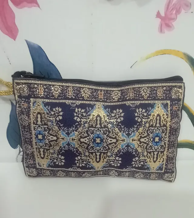 Monedero estilo alfombra oriental