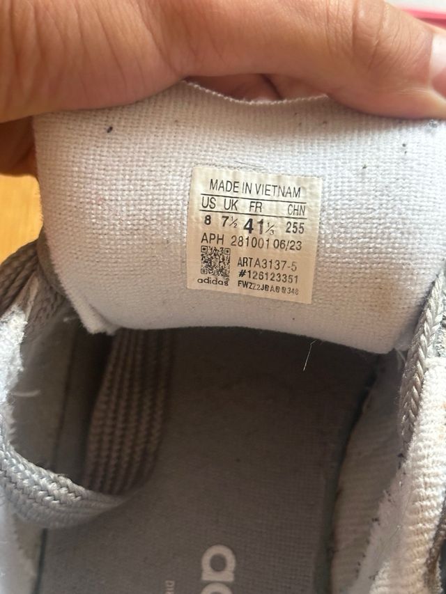 Adidas Campus Zapatilla Gris/Blanco