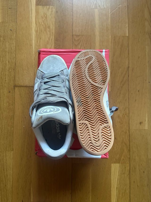 Adidas Campus Zapatilla Gris/Blanco