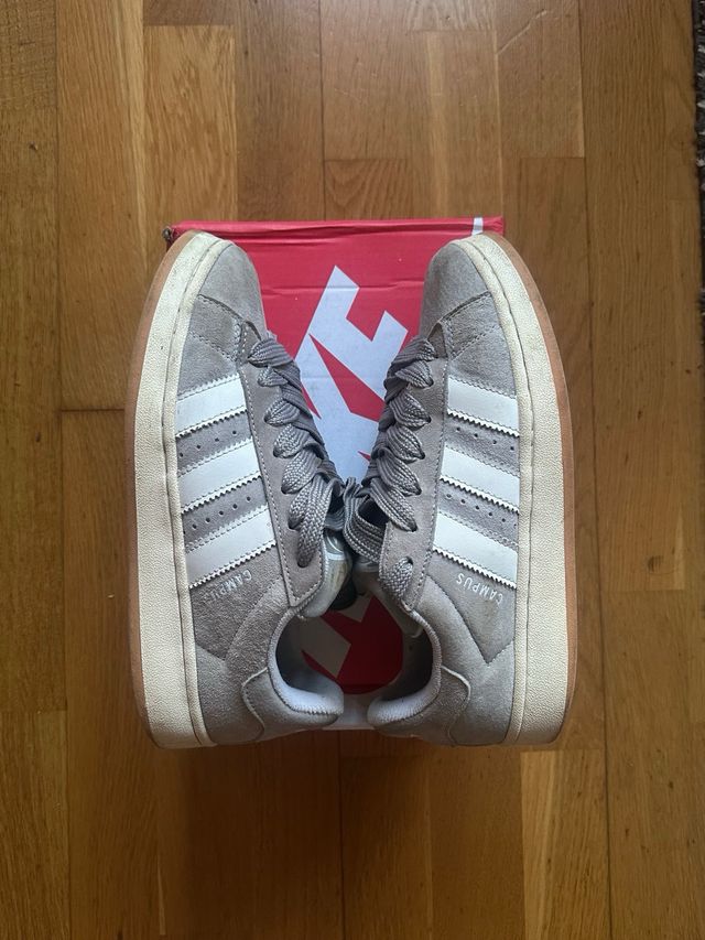 Adidas Campus Zapatilla Gris/Blanco