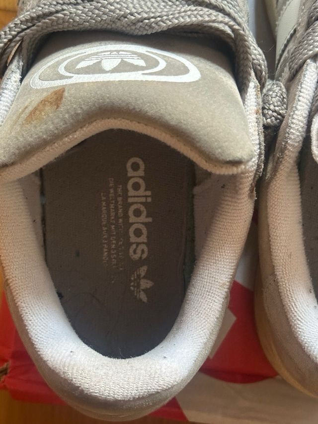 Adidas Campus Zapatilla Gris/Blanco