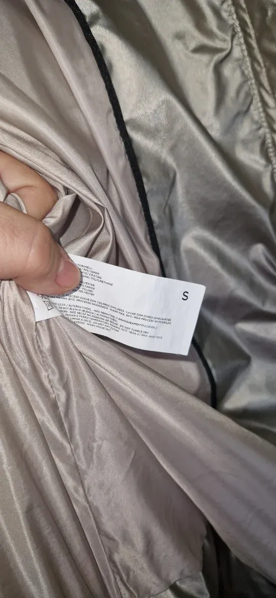 Abrigo acolchado mujer.Overside.