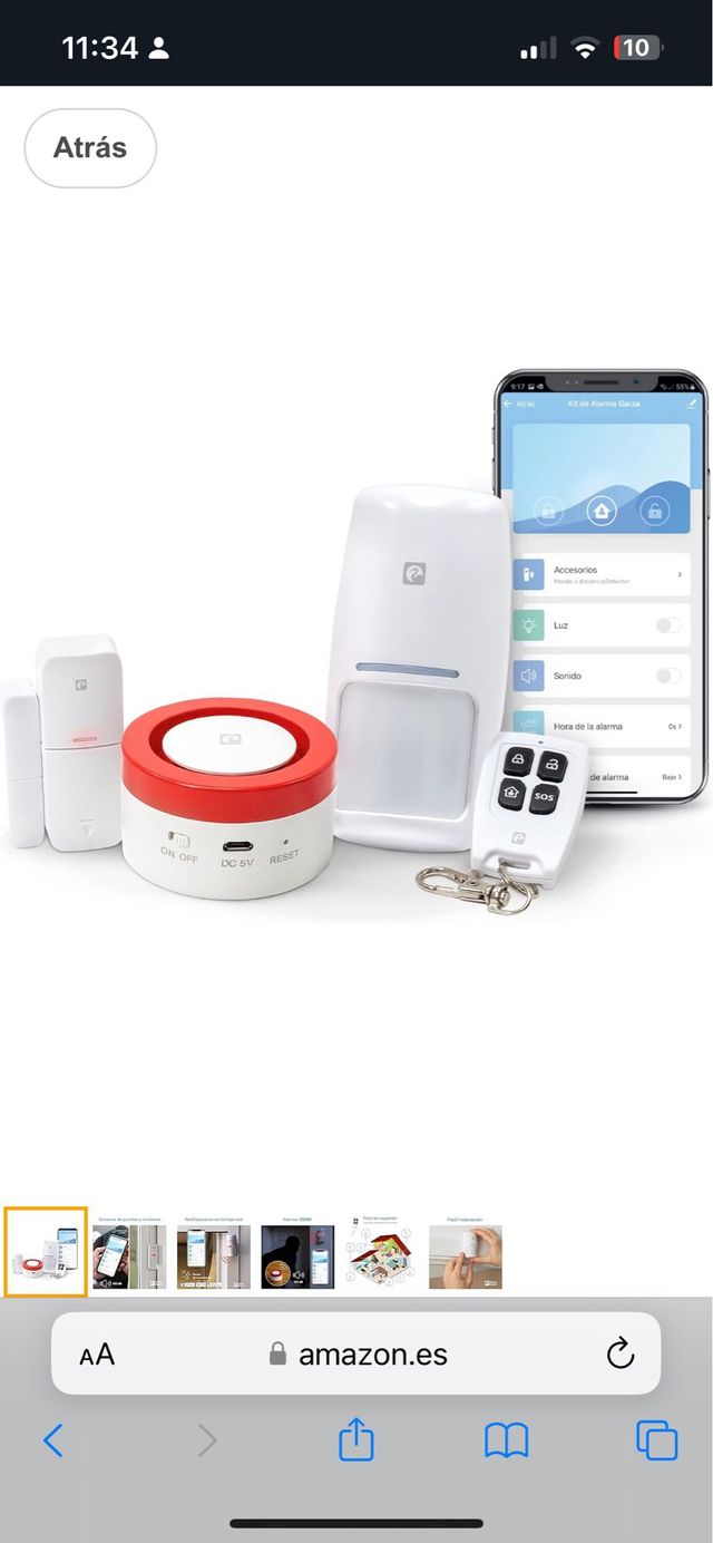 Kit Alarma WiFi Garza Smart