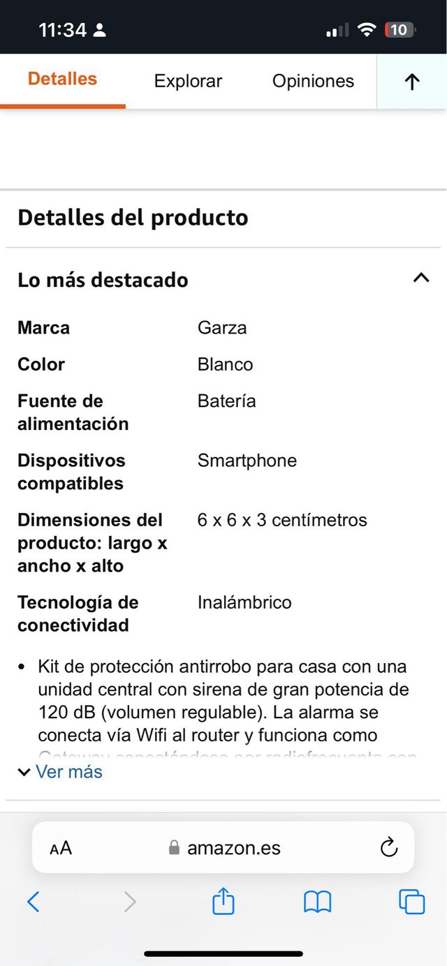 Kit Alarma WiFi Garza Smart