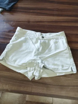 Pantalón corto blanco