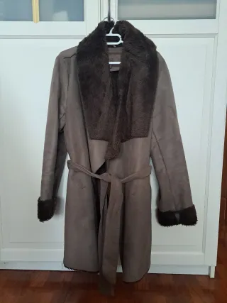 Chaqueta ante Cortefiel con cinturón