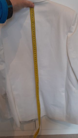 Americana niño Risca de Giz blanca