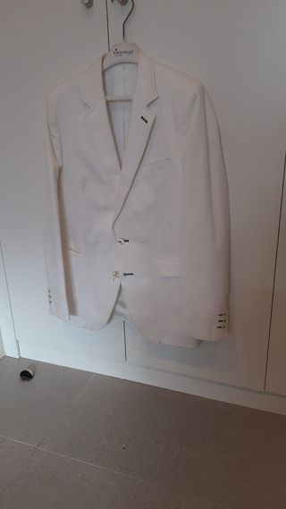 Americana niño Risca de Giz blanca