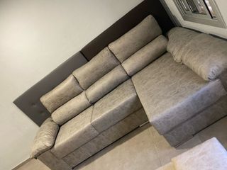 Sofá con Chaiselongue intercambiablede de lado