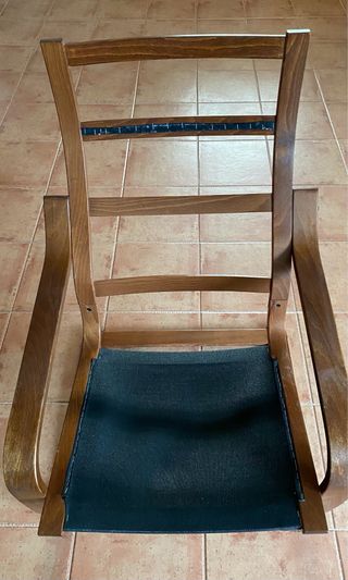 Sillón Ikea Poang Madera Blanco