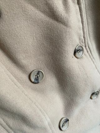 Abrigo paño cuello chimenea