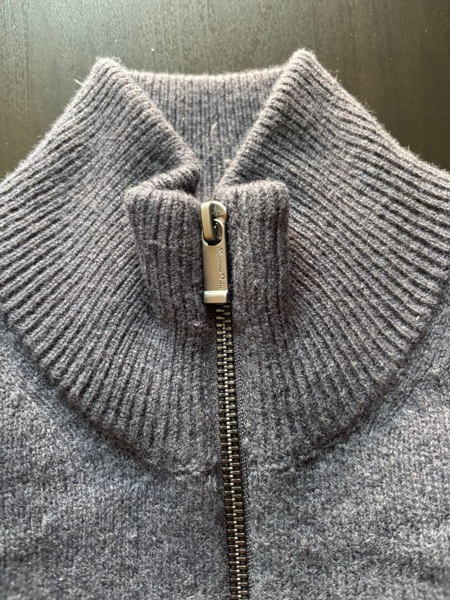 Jersey cuello alto Massimo Dutti gris Talla M