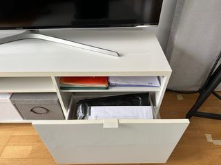 Mueble TV blanco 160 cm