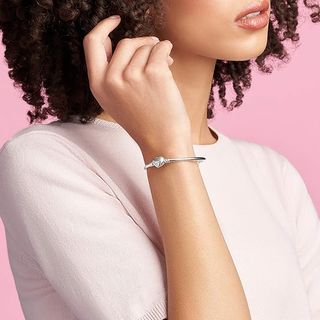 Pulsera Pandora Reflexiones Corazón Plata Mujer