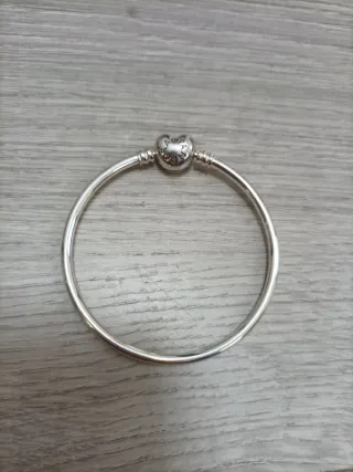 Pulsera Pandora Reflexiones Corazón Plata Mujer