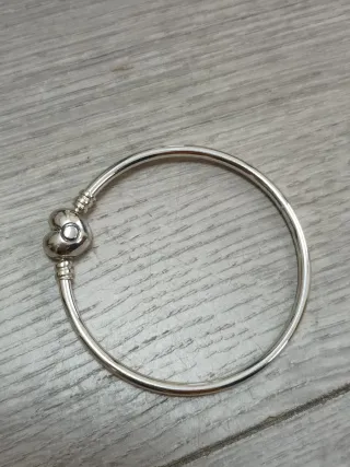 Pulsera Pandora Reflexiones Corazón Plata Mujer