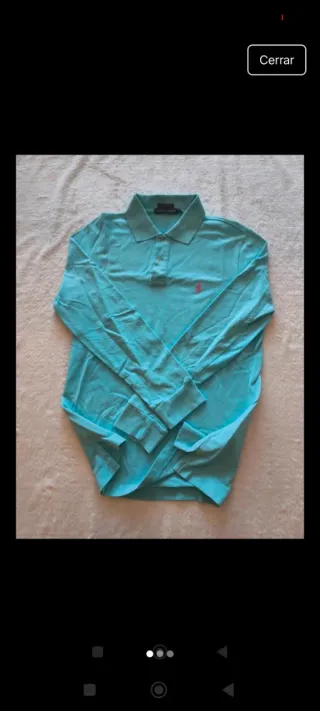 Polo Ralph Lauren Manga Larga Talla L