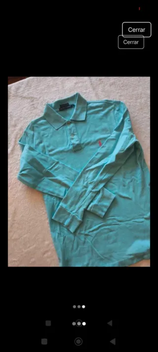 Polo Ralph Lauren Manga Larga Talla L