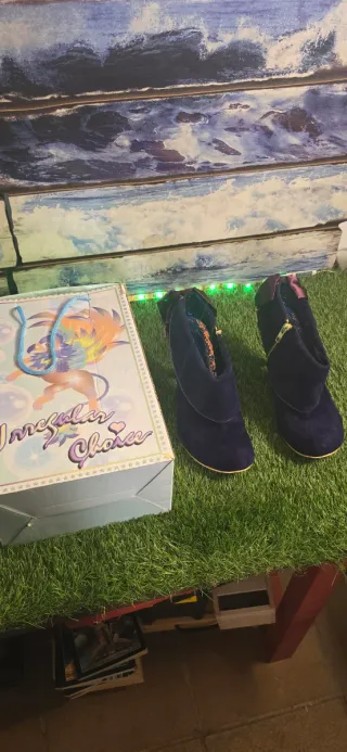 Botines Irregular Choice Azul/Morado