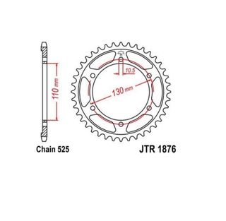 Corona JT Sprockets JTR1876.45