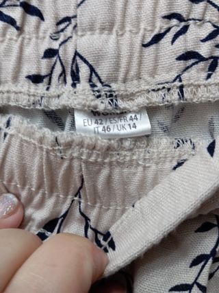 Pantalón estampado floral