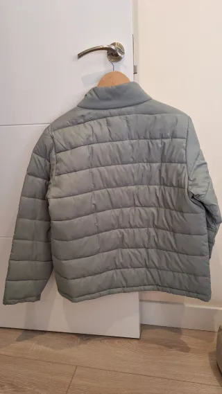 Anorak verde agua acolchado