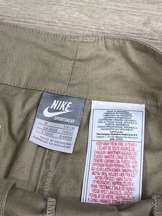 Pantalones Nike Khaki Vintage 90s Talla 31/32