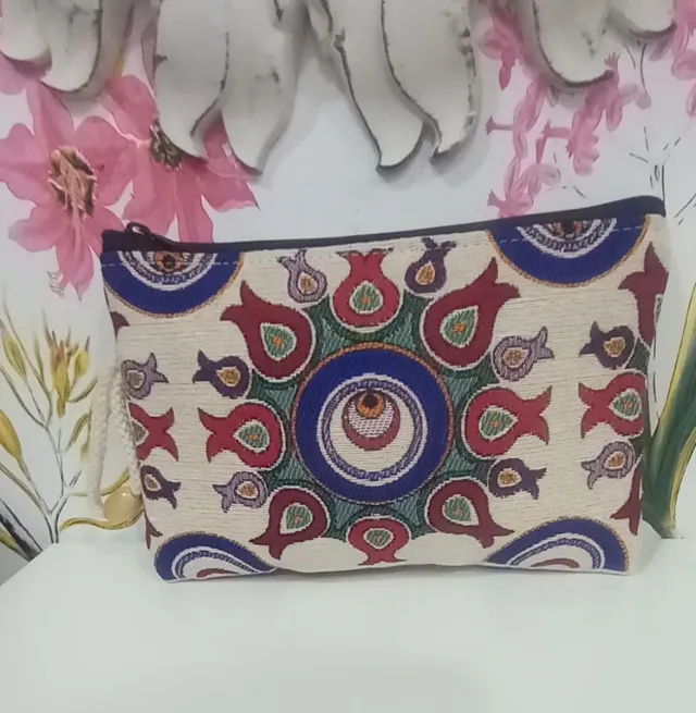 Monedero estampado étnico