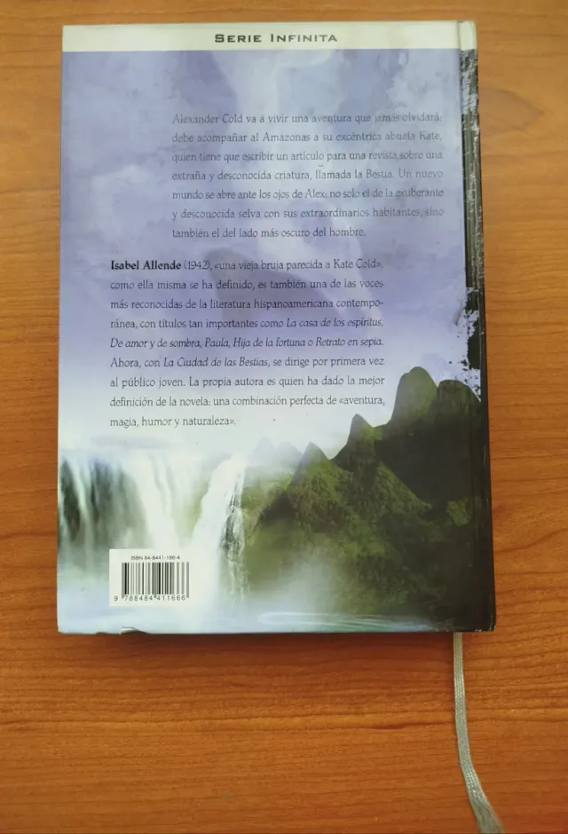 Libro de Isabel Allende "La ciudad de las bestias"