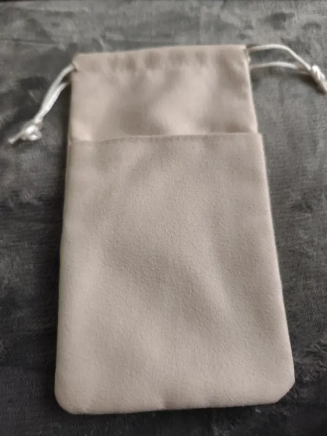 Sacchetto coulisse beige