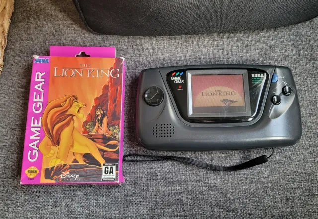 Lote Sega Game Gear + Juegos y manuales + maletín