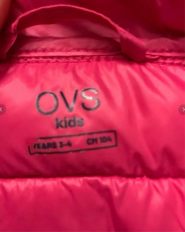 Smanicato OVS bimba fucsia