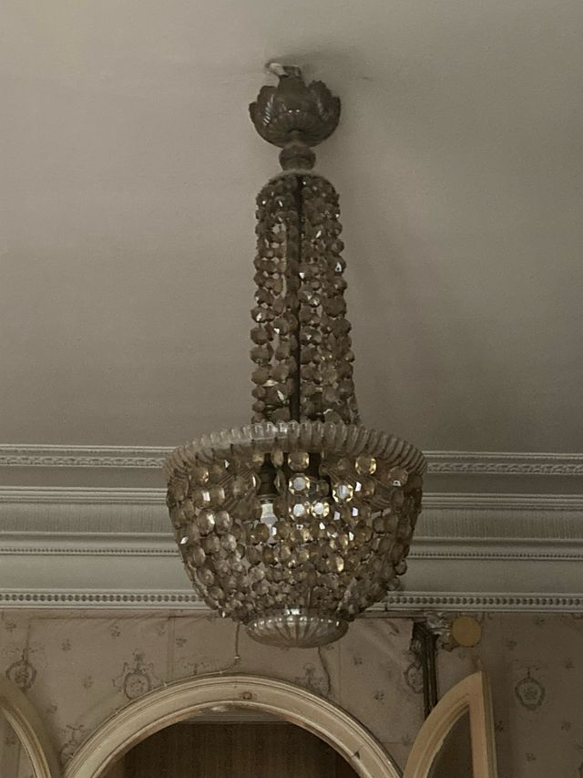 Lámpara de cristal colgante