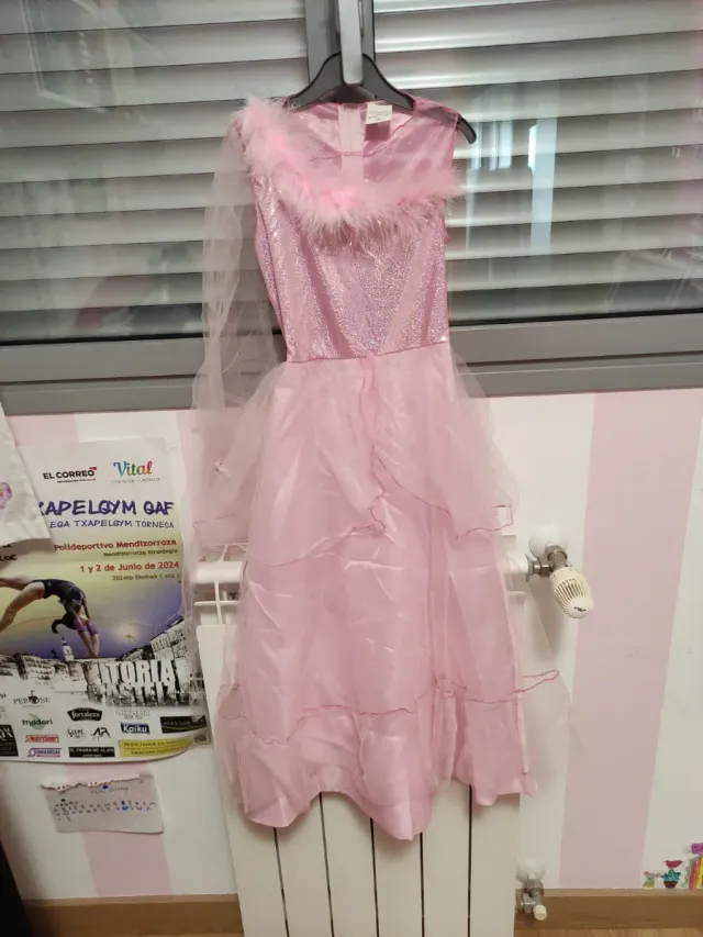 Disfraz princesa rosa 4-5 años