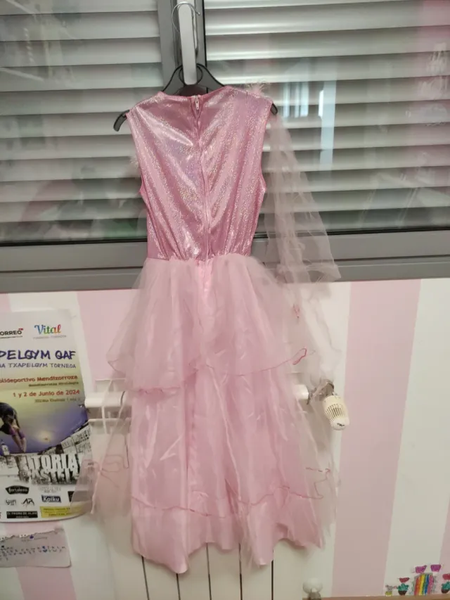 Disfraz princesa rosa 4-5 años