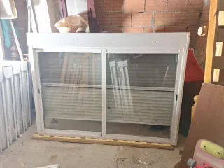 Ventana aluminio 194x141 Climalit